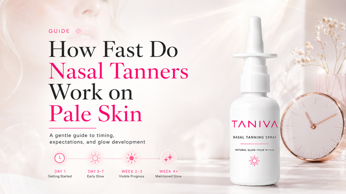 How Fast Do Nasal Tanners Work on Pale Skin?