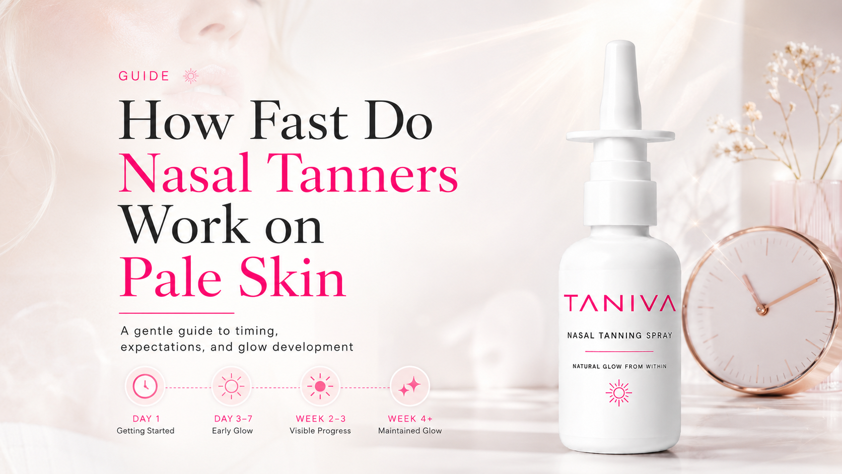 How Fast Do Nasal Tanners Work on Pale Skin?