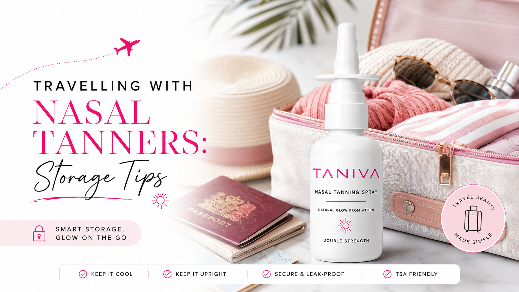 Travelling with Nasal Tanners: Storage Tips