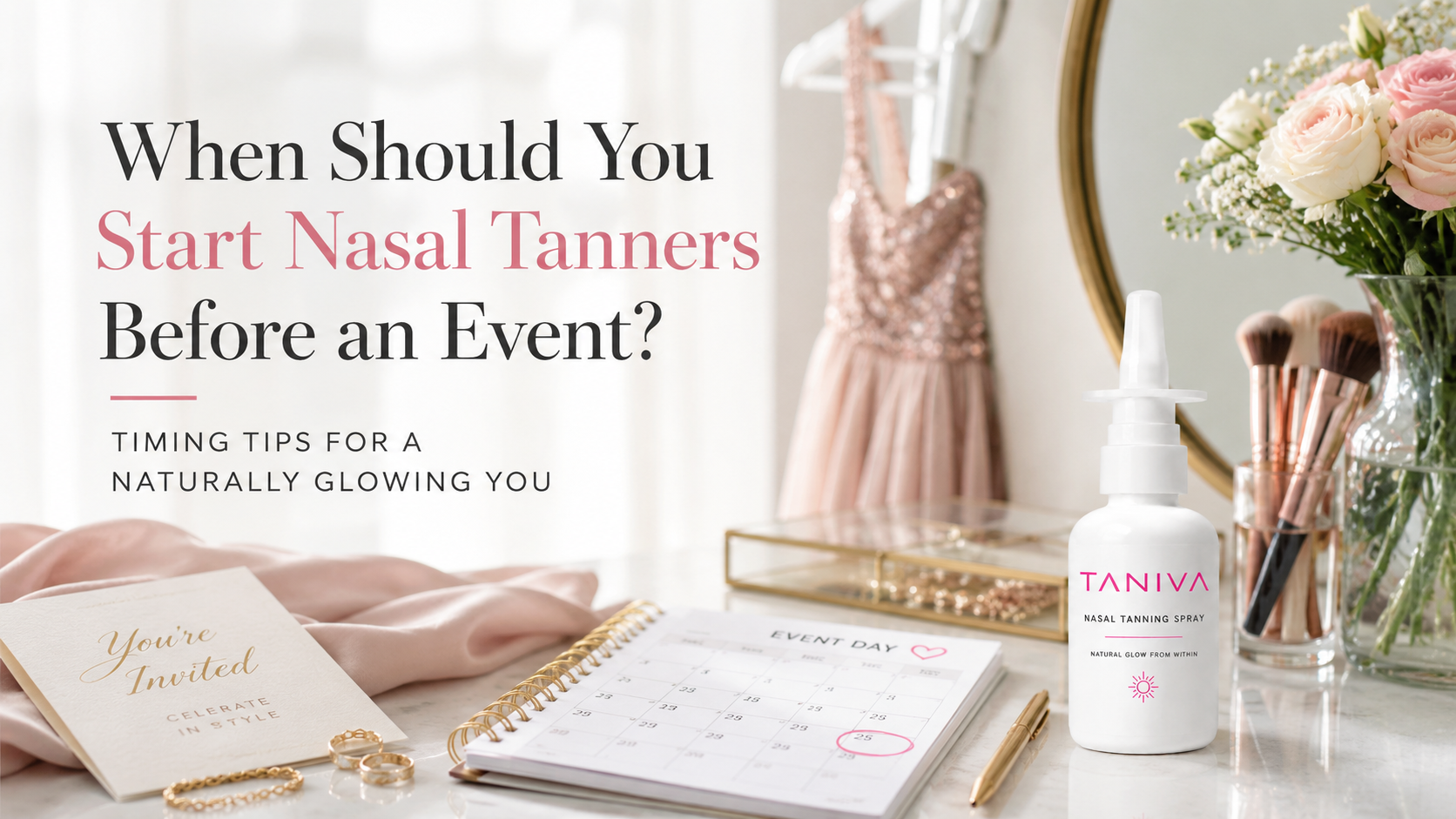 When Should You Start Nasal Tanners Before an Event?